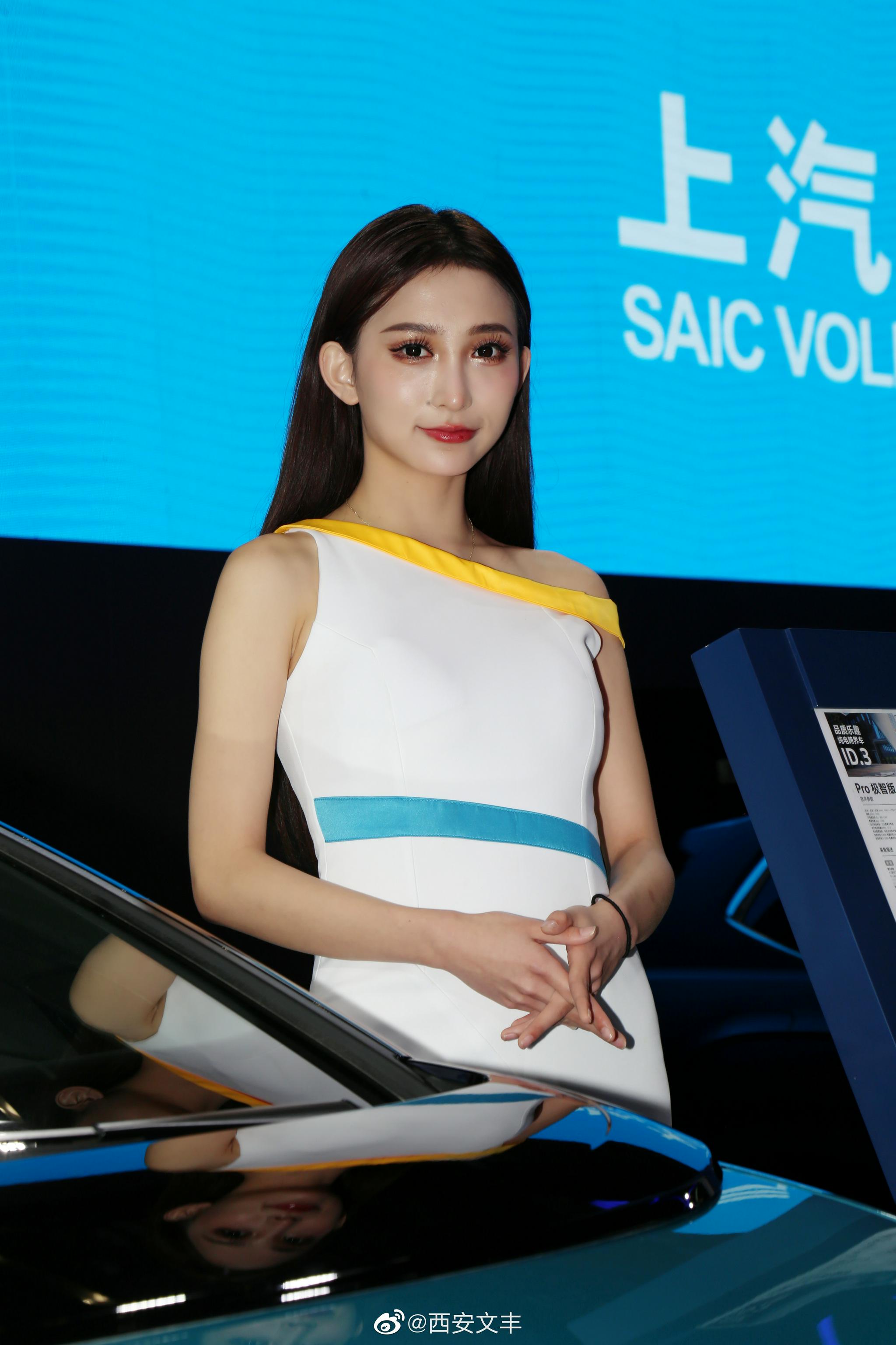 西安新能源车展 上汽大众车模