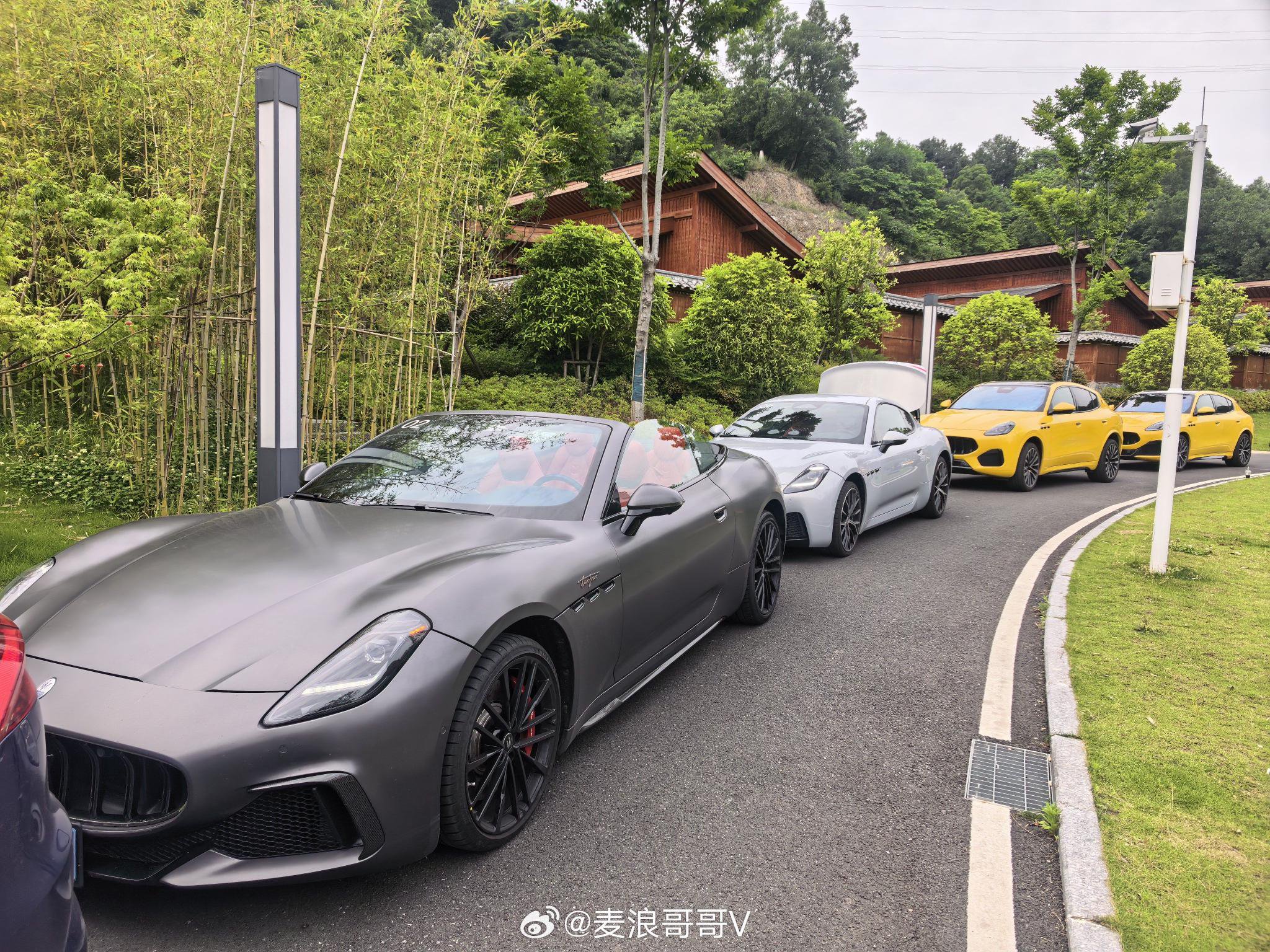 玛莎拉蒂中国拉力赛首日结束，车队入住武当山酒店