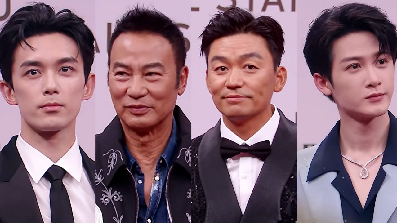 星光大赏男明星生图：吴磊帅气，张新成造型看不懂，徐海乔下巴瞩目