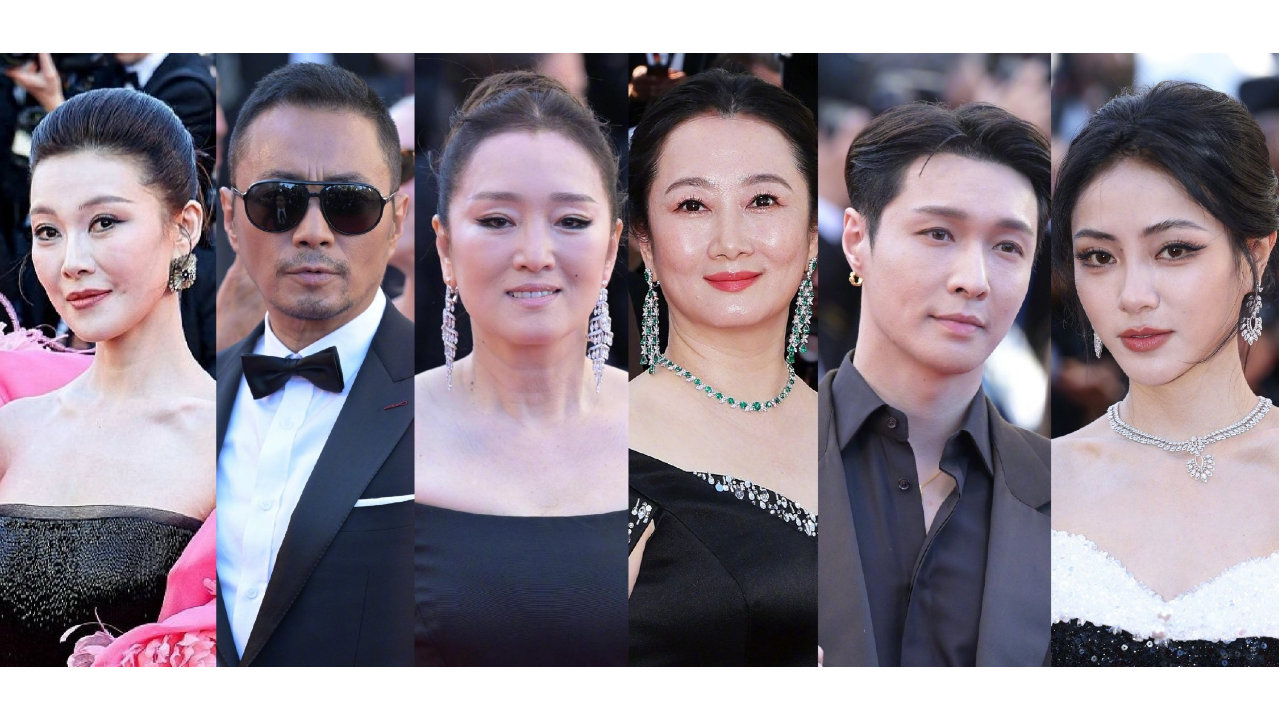 戛纳电影节开幕红毯上的中国面孔：巩俐气场全开，常思思造型抢镜