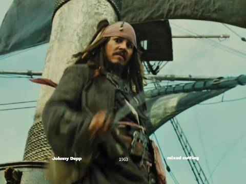 约翰尼德普演绎百变鬼才，加勒比海盗船长经典再现