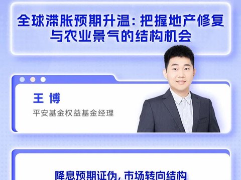 【基金经理一期一会】王博：全球滞涨预期升温：把握地产修复与农业景气的结构机会