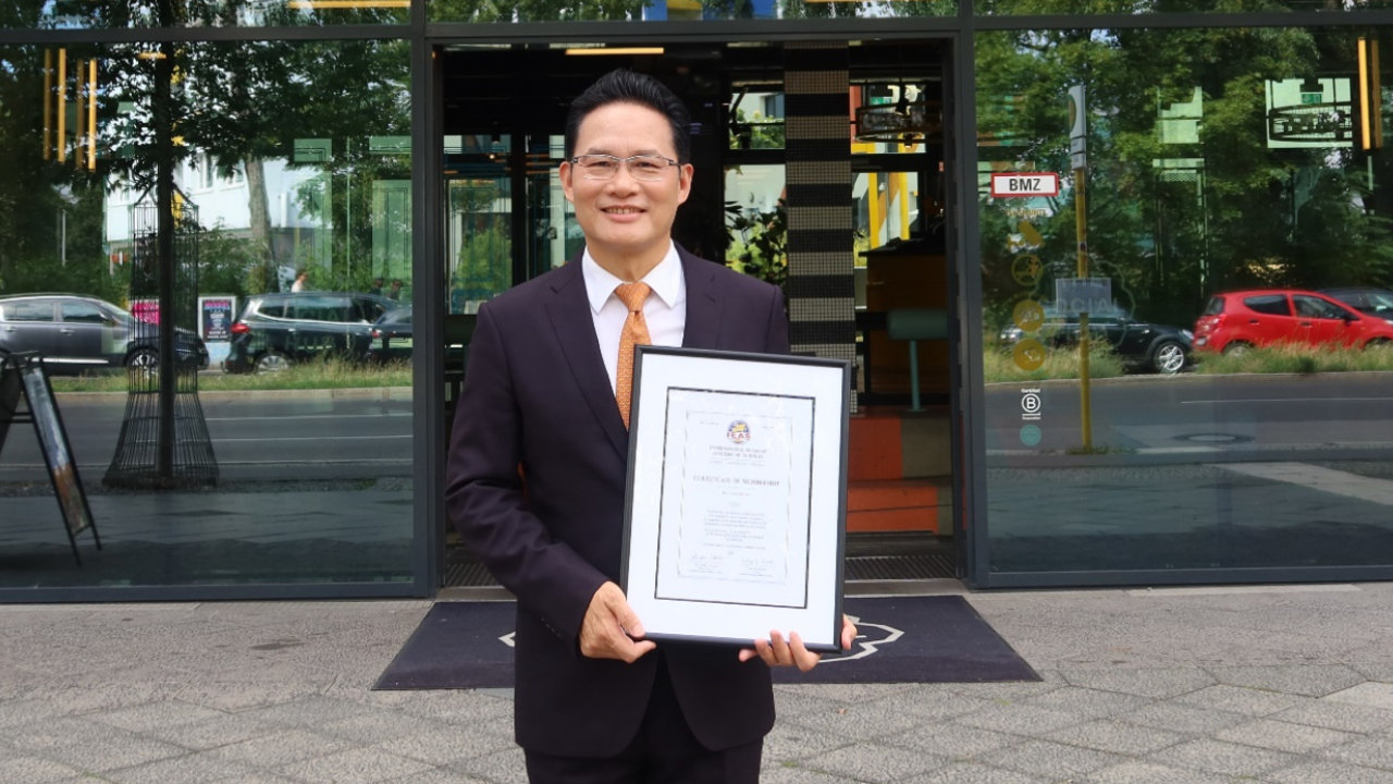 戈峻获颁国际欧亚科学院院士以全球视野助力产业创新与中外合作