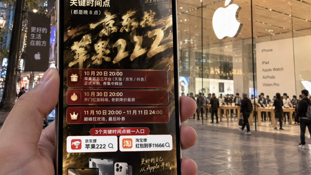 2026双11苹果全品类优惠汇总：双十一Apple产品从iPhone到AirPods