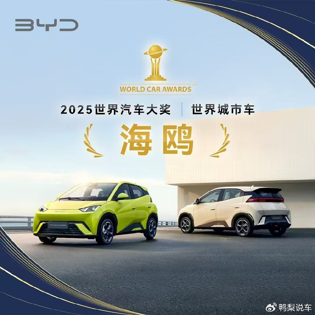 比亚迪海鸥：一款小型纯电车型，何以成为“年度最佳发明”？