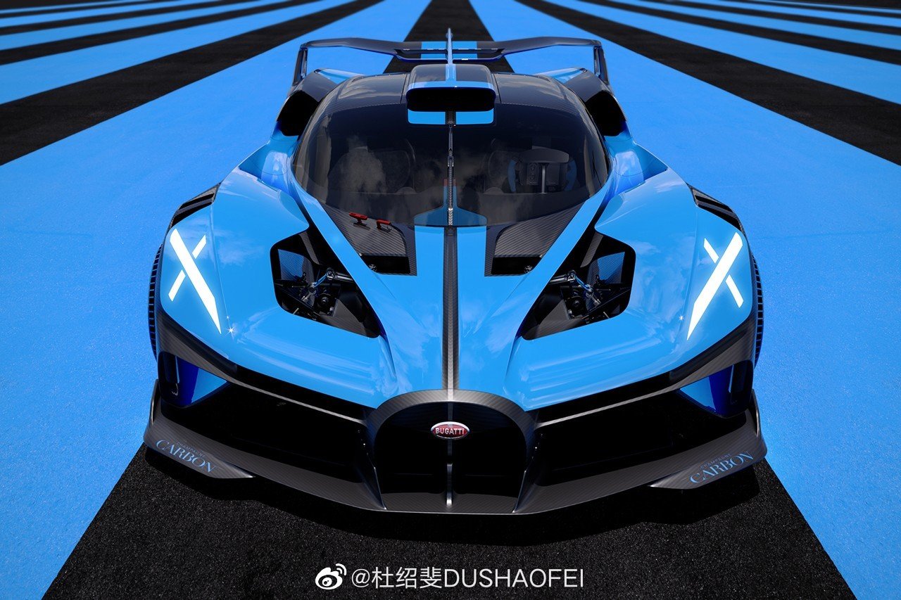 发布终极概念车型Bolide，搭载四涡轮增压八升W16引擎