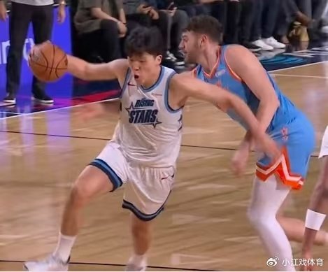 杨瀚森全明星轰10+2，打崩克林根，火箭探花展现神射风采带队晋级