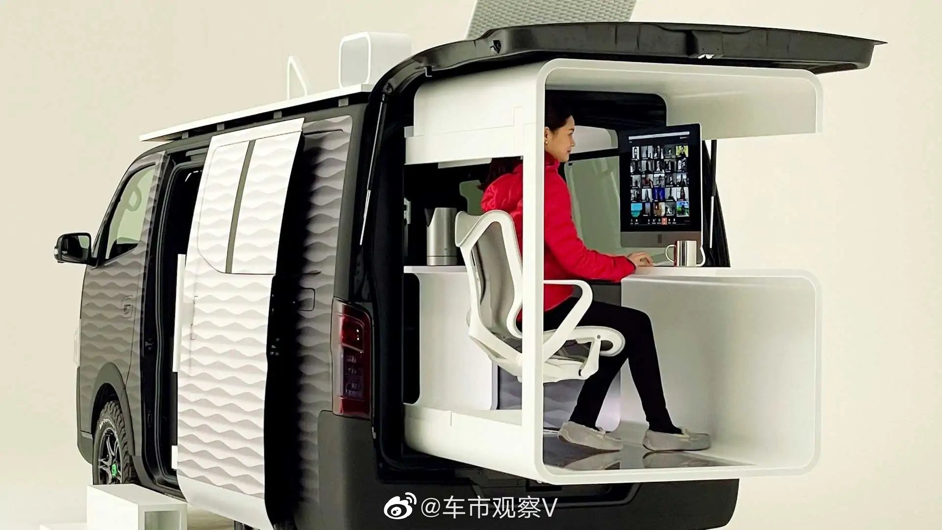日产Office Pod概念车，办公旅行两不误！
