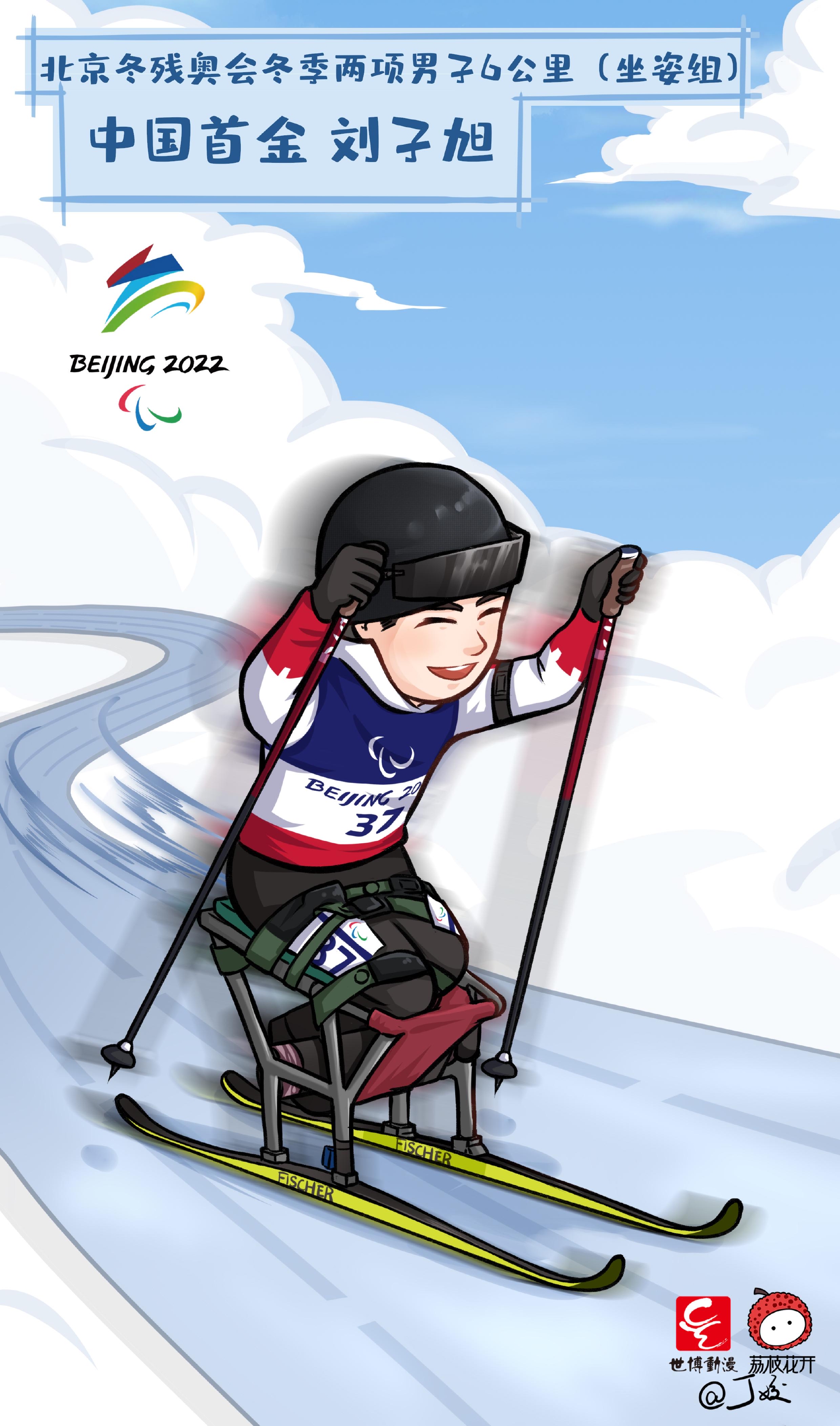 90后残疾漫画师受邀为冬残奥会画漫画 6小时绘制开幕式盲人运动员点火瞬间休闲区蓝鸢梦想 - Www.slyday.coM 90后残疾漫画师受邀为冬残奥会画漫画 6小时绘制开幕式盲人运动员点火瞬间休闲区蓝鸢梦想 - Www.slyday.coM