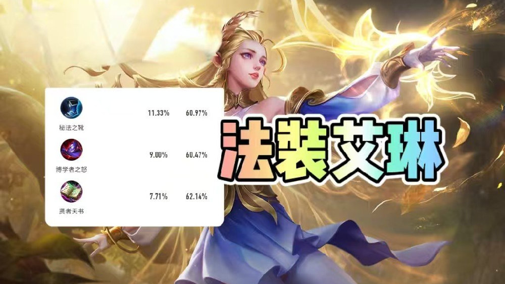 放弃马可、孙尚香吧！法装艾琳崛起，胜率已来到巅峰赛射手榜一？