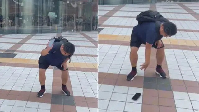 【独家揭秘】演员刘金苹果店前怒摔iPhone，幕后真相让人震惊！