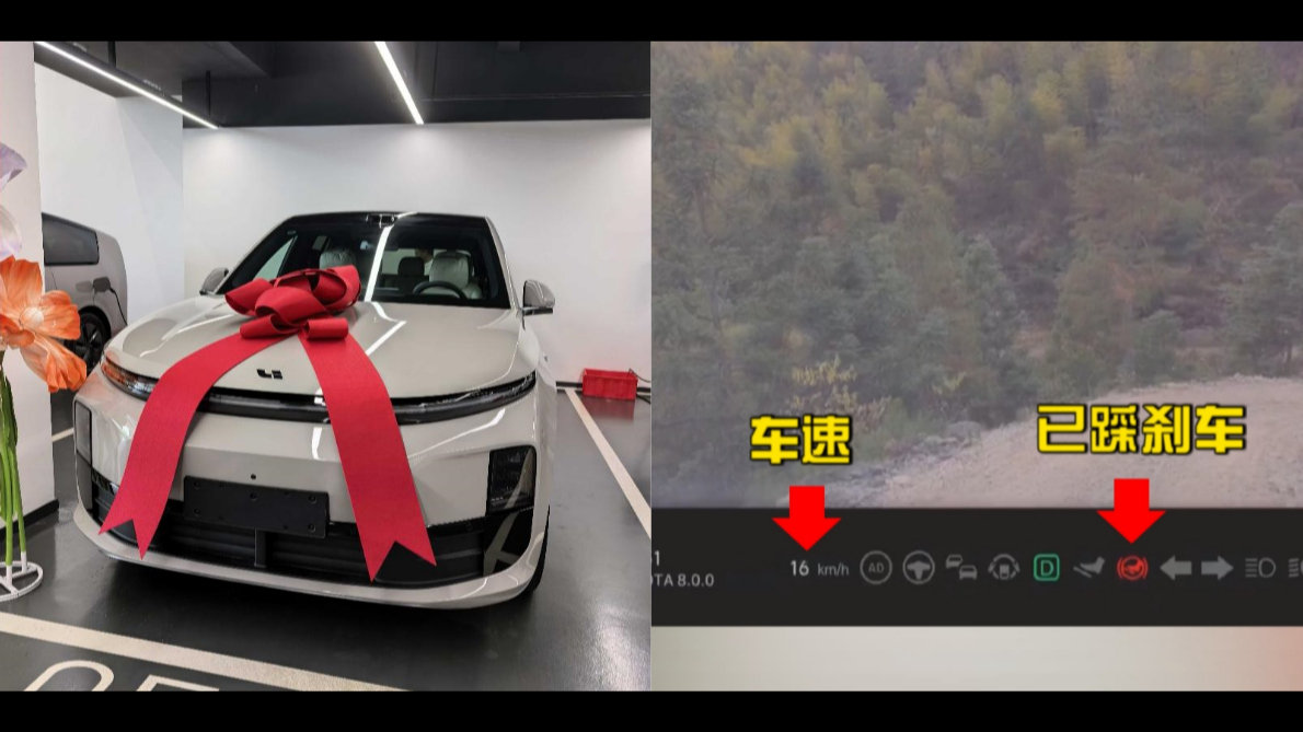 刹车踩死车速却还在上升？车主一家遭遇山路惊魂！理想客服回应