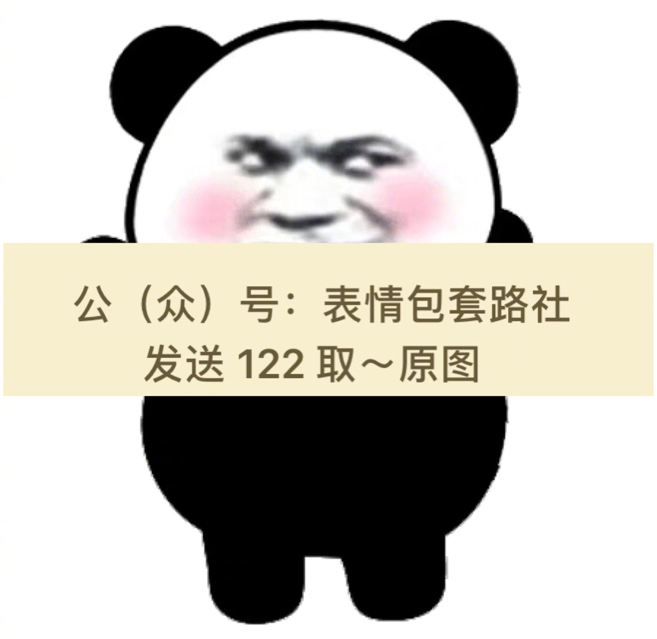超大熊猫表情包熊猫头qq超大霸屏表情包收集了全套50张高清表情包动图