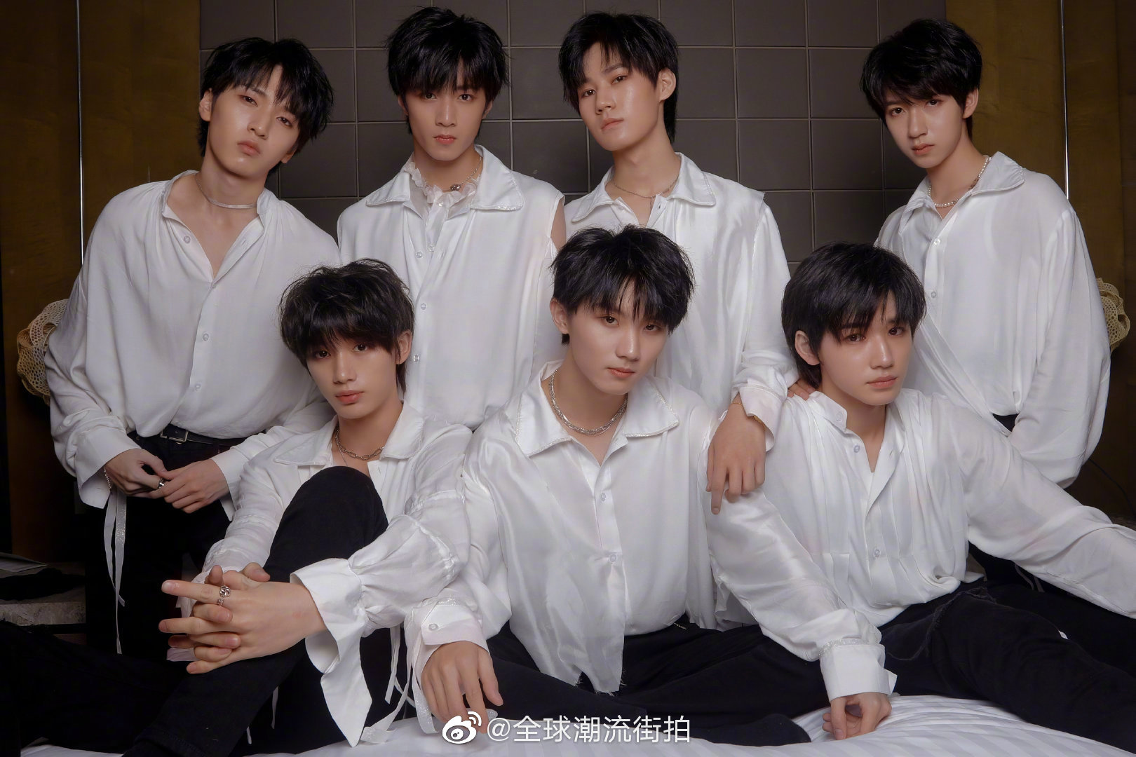 时代少年团白衬衫大片马嘉祺,丁程鑫,宋亚轩,刘耀文,张真源,严