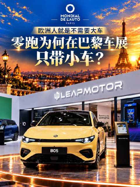 巴黎车展零跑只带小车，从读懂欧洲需求到布局供应链