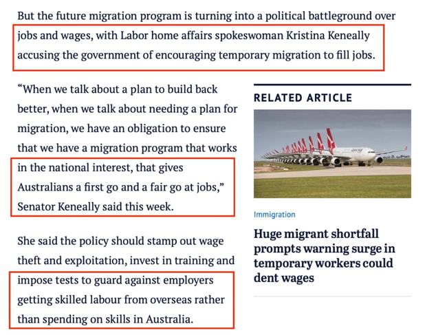 仅15%澳洲人支持留学生优先返澳，工党炮轰莫里森用临时移民填补澳洲工作岗位。