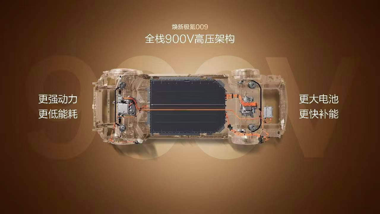 极氪009全栈900V高压架构上市，动力能耗续航全面提升
