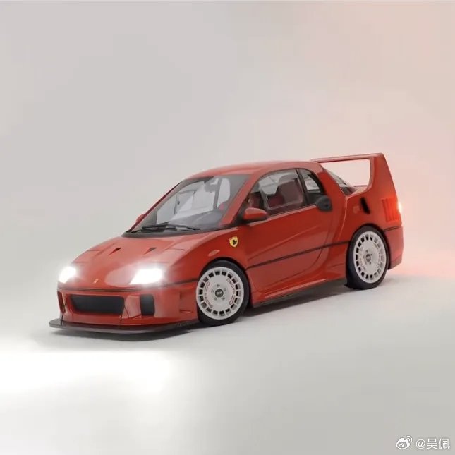 能看出来这辆法拉利F40是什么车改的吗？