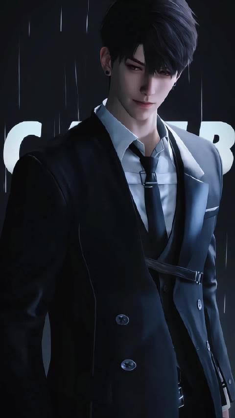 黑色西装简直就是他的统治区！天生的领袖