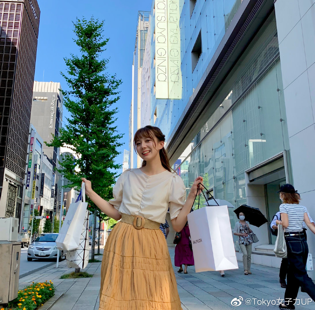 上个月和 段文凝 爱吃草莓的珊迪去了银座的时尚标志 松屋银座 高清图集 新浪网