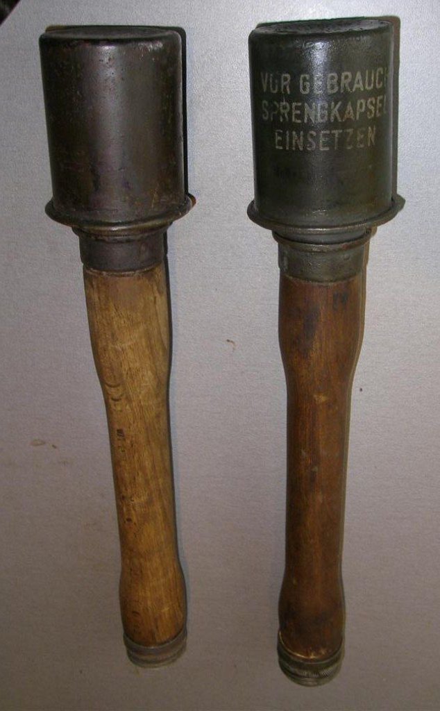 也门市场上出现的二战德军m24木柄手榴弹