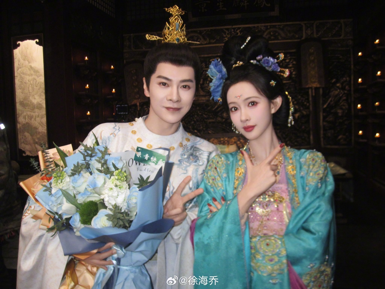 徐海乔孟子义八年后再合作新剧《尚公主》杀青