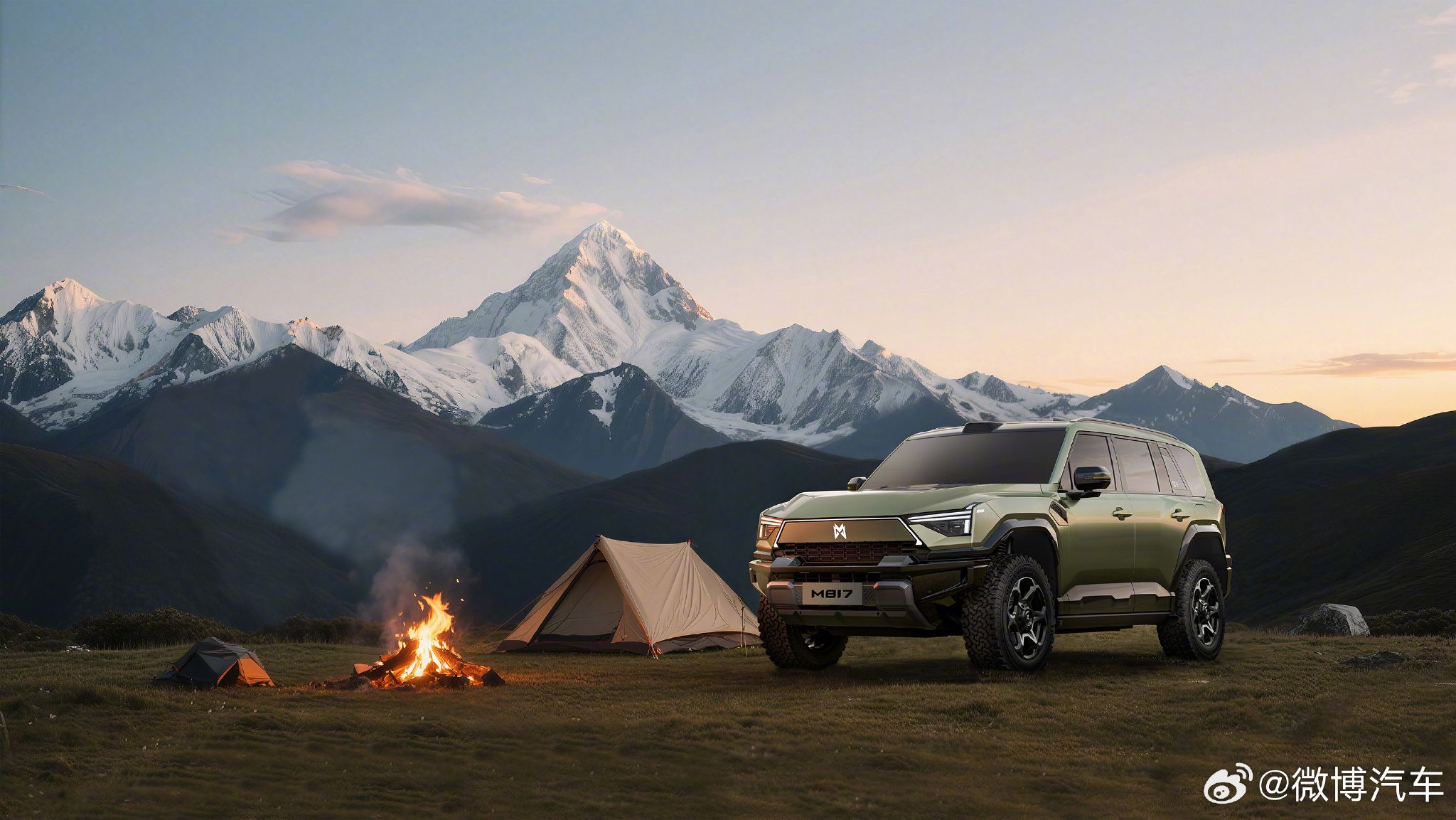 东风猛士M817亮相，新车定位硬派越野车型