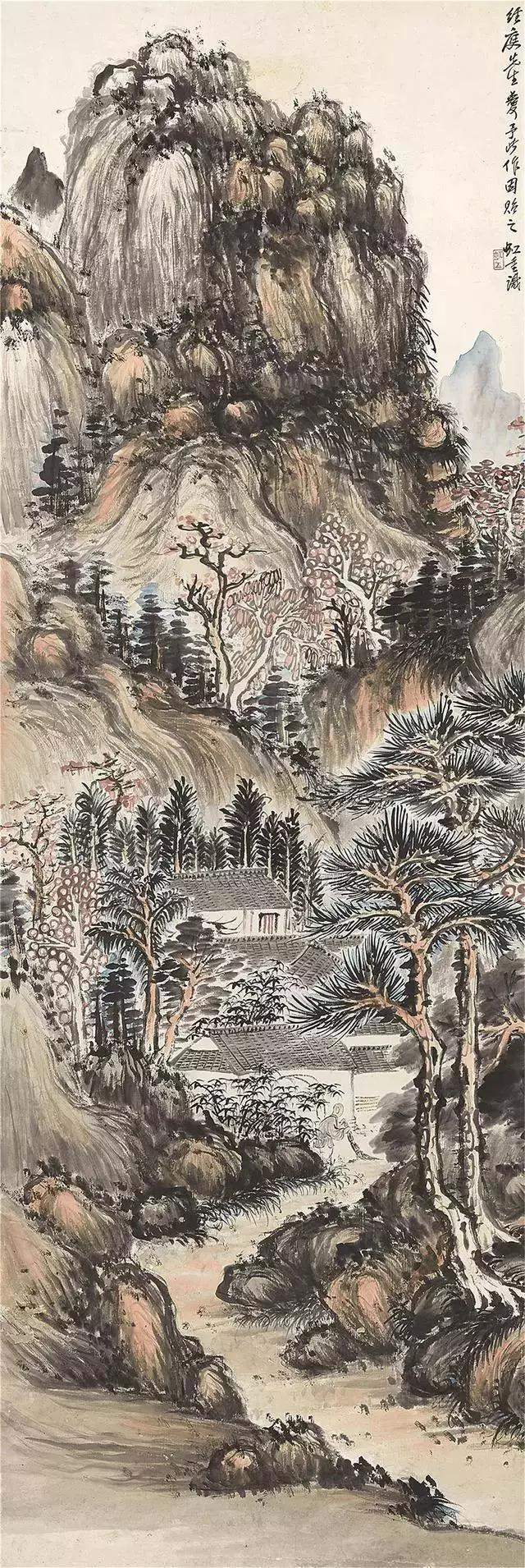 国画大师黄宾虹高清山水画作品欣赏