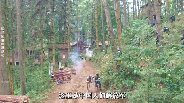 解放军全程火力压制打击毒枭