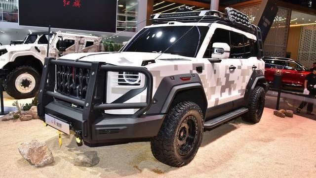 成都车展：红旗越野概念车正式亮相！四电机动力+三把差速锁