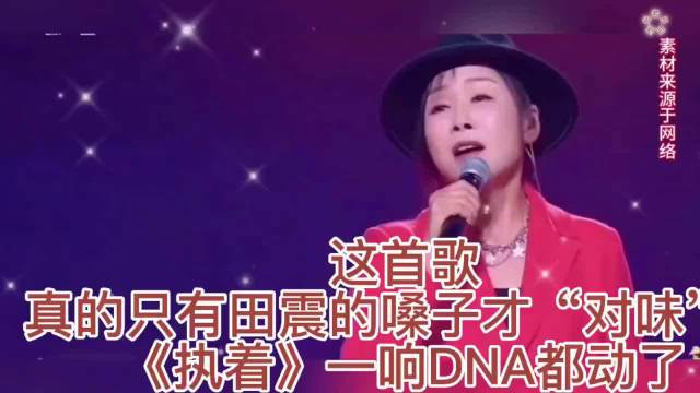 这首歌真的只有田震的嗓子才“对味”！《执着》一响，DNA都动了