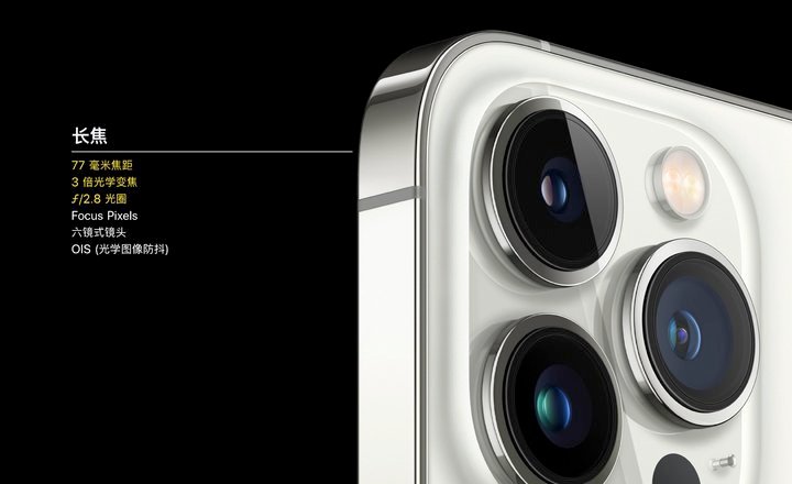 iphone13镜头,苹果13pro摄像头图解 iphone13promax上的长焦镜头缩水了么