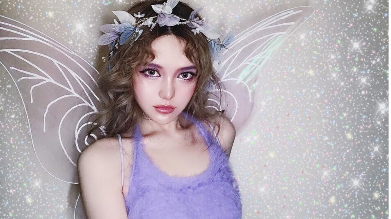 周扬青化身蝴蝶仙子秀香肩锁骨 罗志祥看完被美翻留言示爱