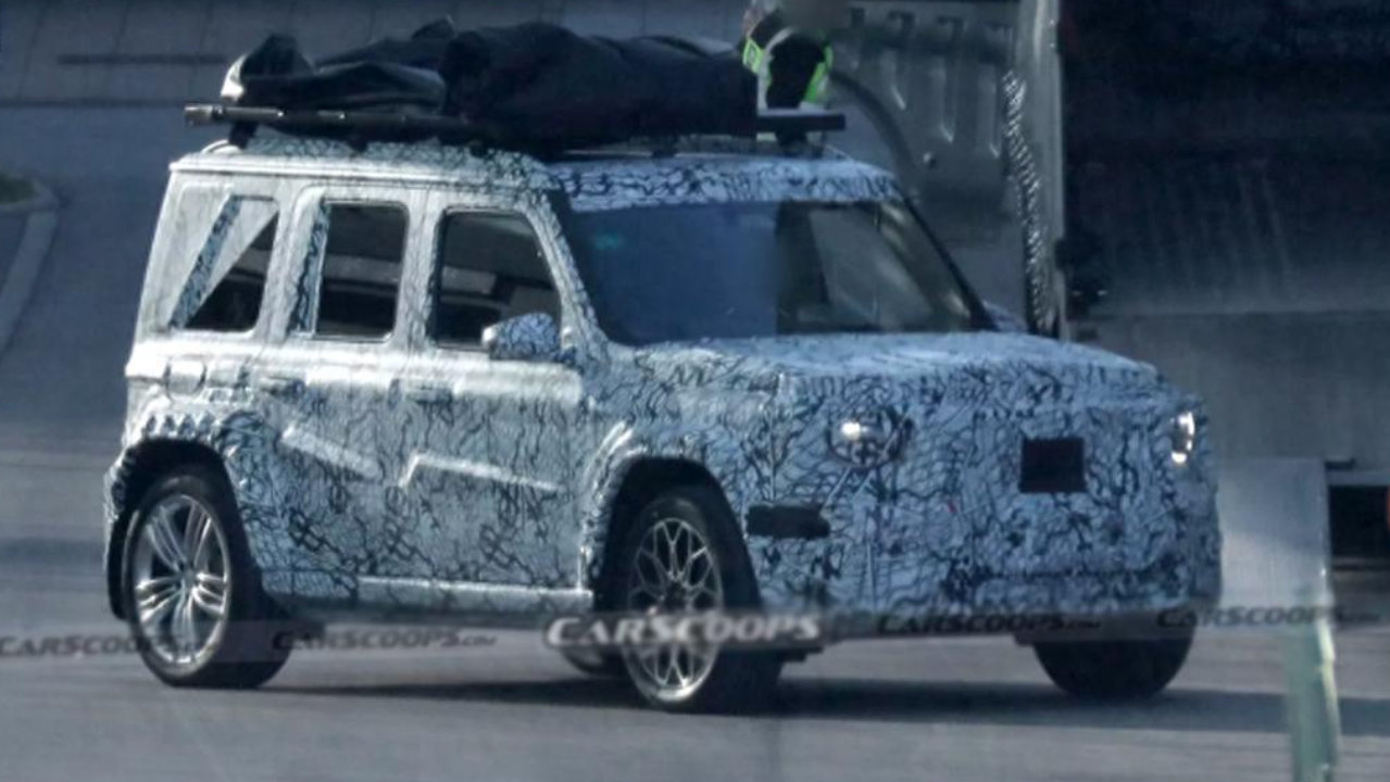 奔驰“小G”谍照曝光，外观很方正硬朗，背挂小书包，2027年发布