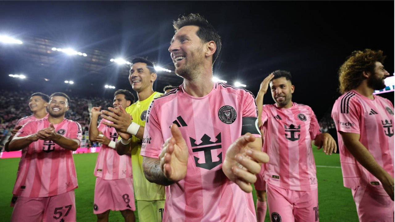 梅西伤愈复出梅开二度助迈阿密国际逆转纳什维尔赛后深情致谢球迷支持