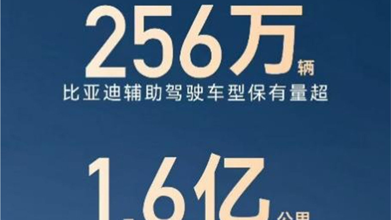 256 万 + 用户共同选择，比亚迪辅助驾驶跑出加速度