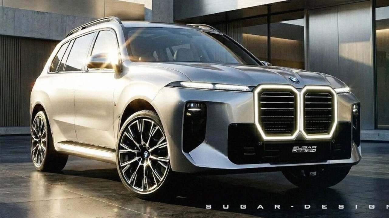 格栅进一步加大，或配双色车身！全新宝马X7能继续拿捏国内富豪？