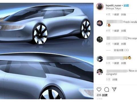 本田下一款电动车设计图曝光，三门设定非常动感