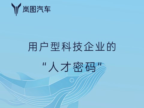 一图读懂岚图汽车“人才文化”