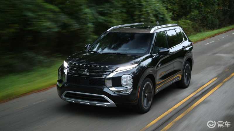 三菱欧蓝德特别版官图 提供独特黑色外观内饰设计