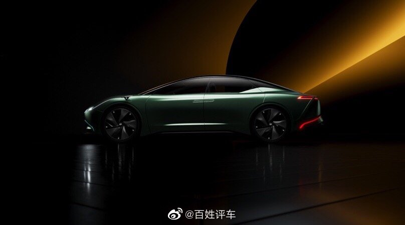 威马Maven概念车高清美图首台纯电轿车量产概念版800km超长续航L4