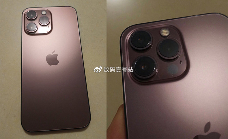 iphone13 pro玫瑰金真机照曝光,更大相机模组,售价或与上代持平