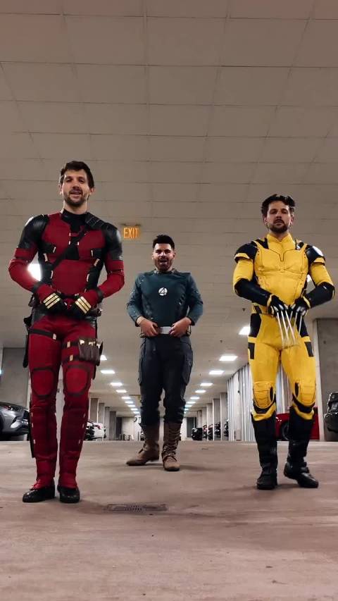 死侍、金刚狼和约翰尼… Deadpool， Wolverine and Johnny…