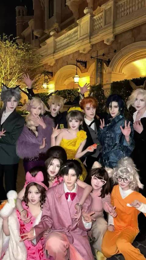 疯狂动物城2粉丝组团cos游迪士尼