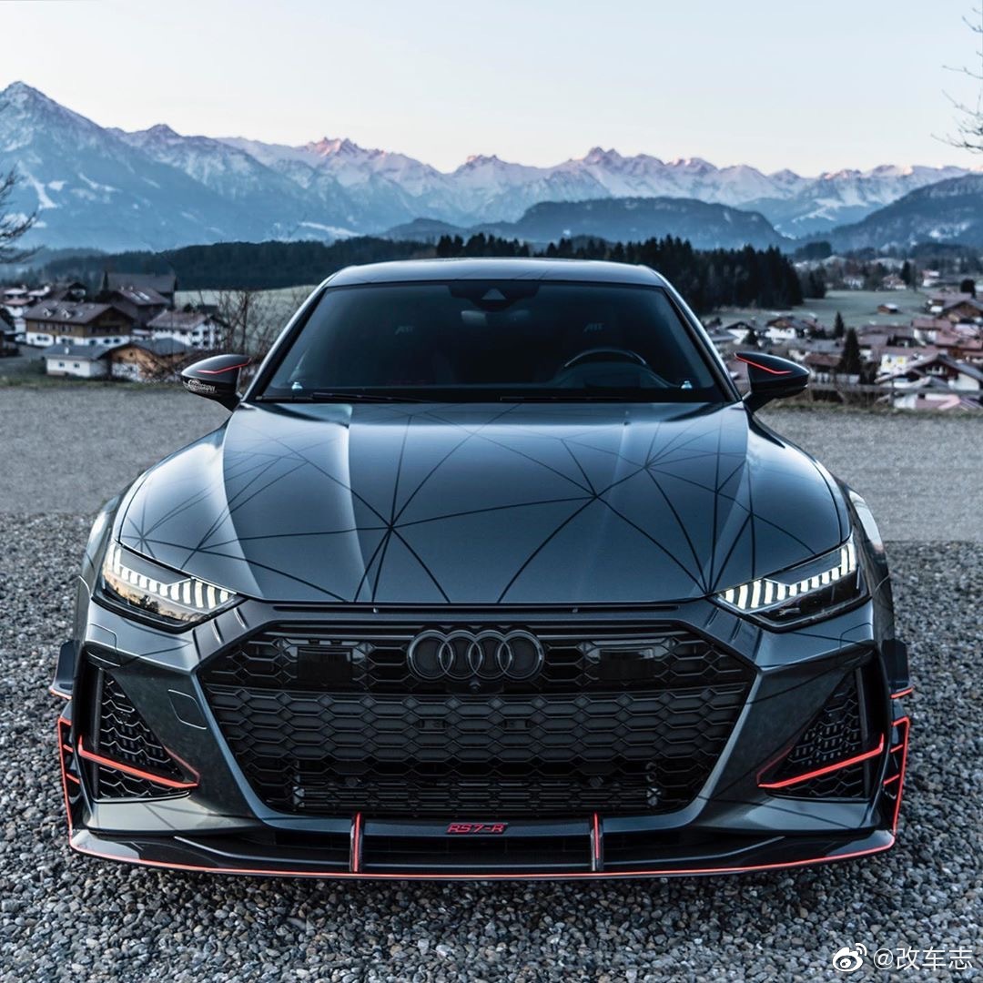 奥迪rs7西装暴徒图片,奥迪rs7图片新款 abt打造全新"西装暴徒"奥迪rs7-r sportback (c8) 最大740马力/920