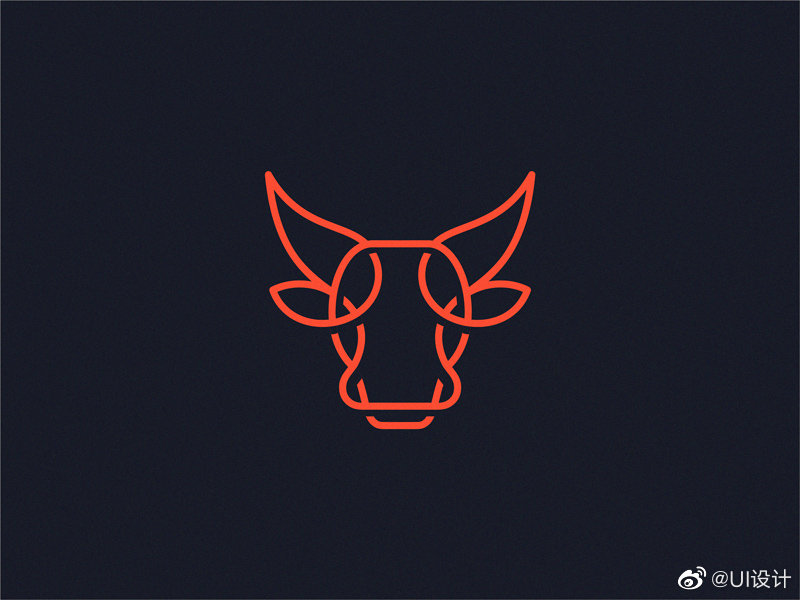 公牛元素logo创意设计
