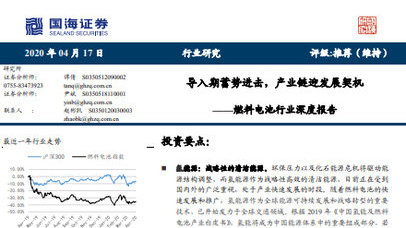 燃料电池行业深度报告:2032年燃料电池汽车销量将超500万辆（可下载）