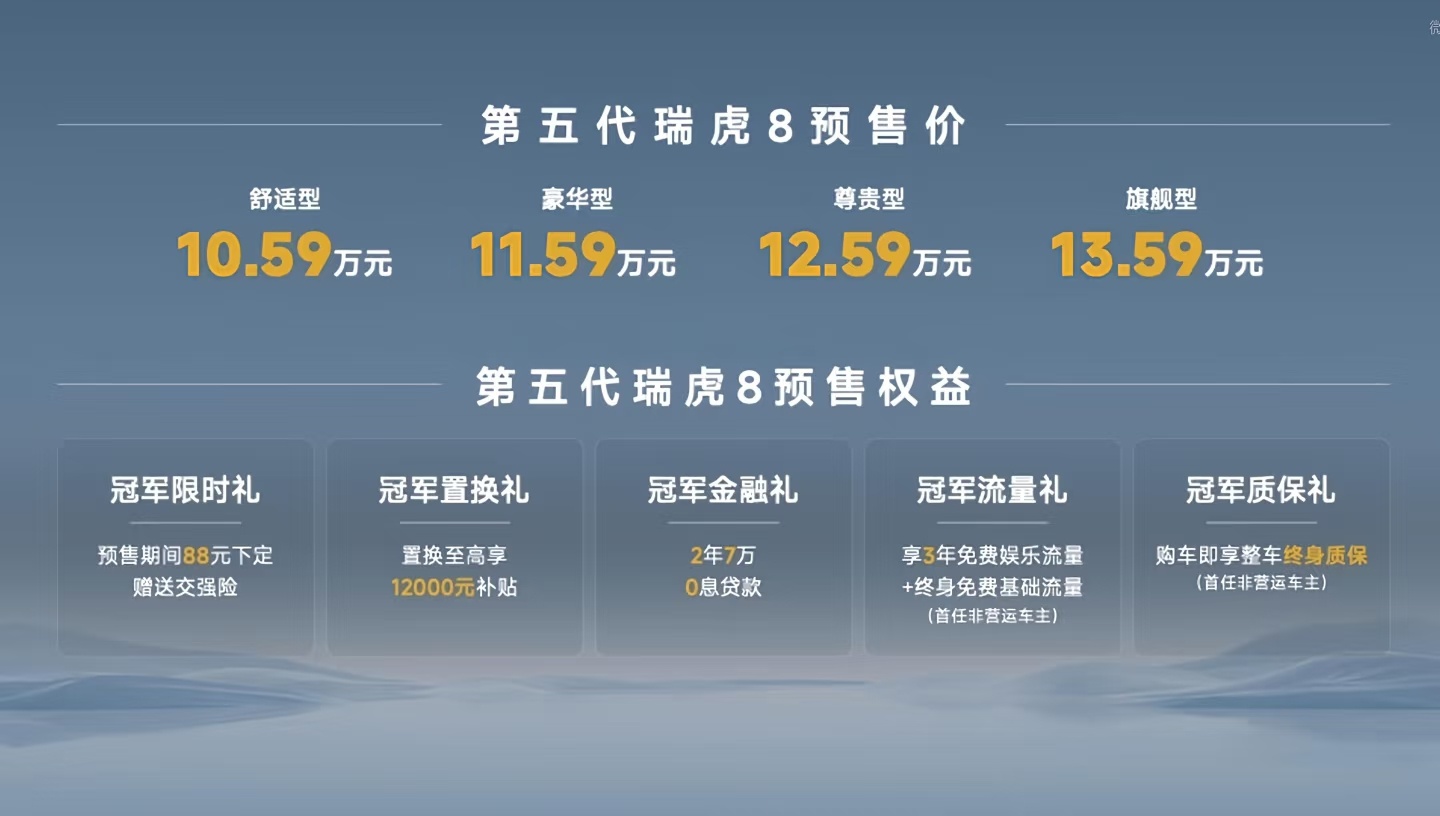 10万提全新瑞虎8，省油钱开几年成本堪比新能源