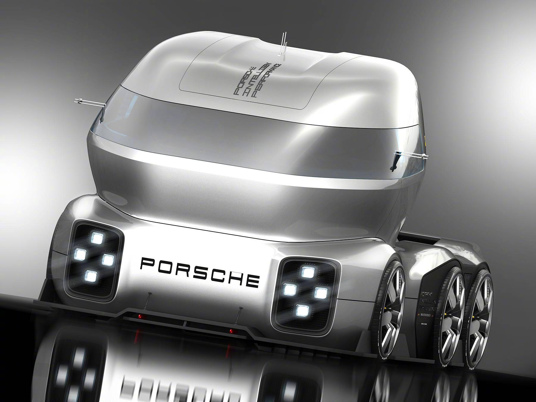 保时捷Porsche GT Vision Truck，这概念车很未来感吧？