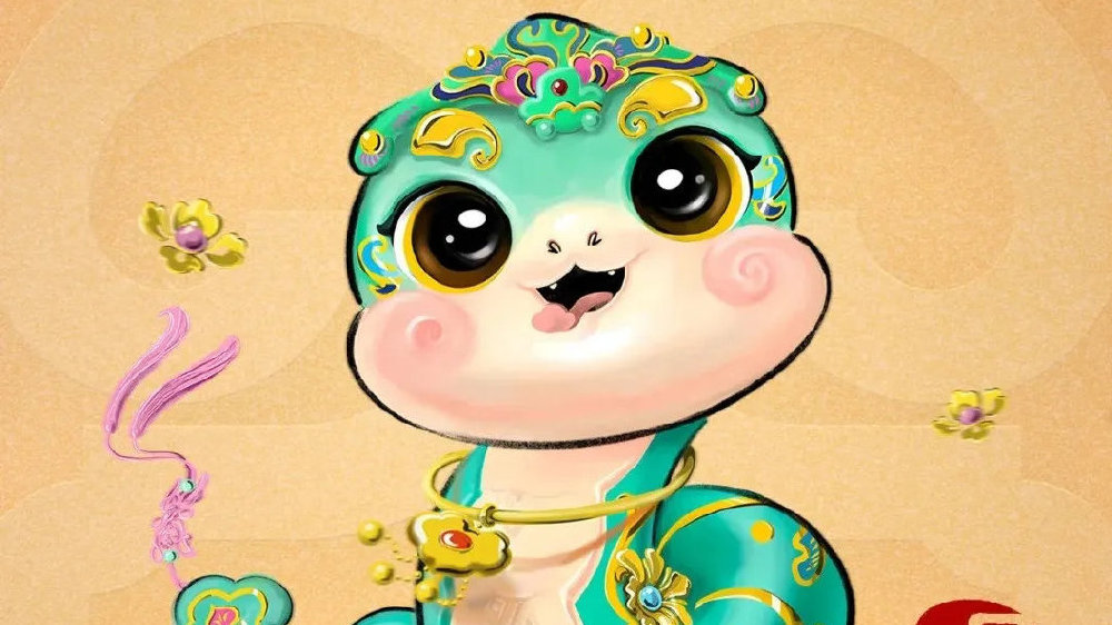 2025蛇年春晚吉祥物曝光，网友：很难评抖音小红书吉祥物_新浪新闻